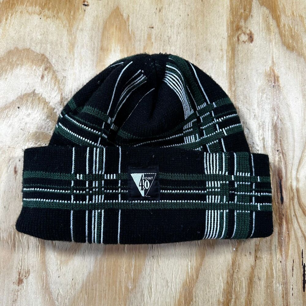 Roxbury Point 40 Plaid Knit Beanie One Size